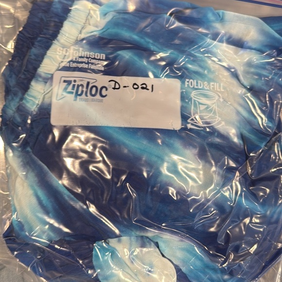 Feathers Women’s Blue Tie Dye Off Shoulder Tie Beachy Midi Dress Bell Sleeves 2X - Picture 9 of 9